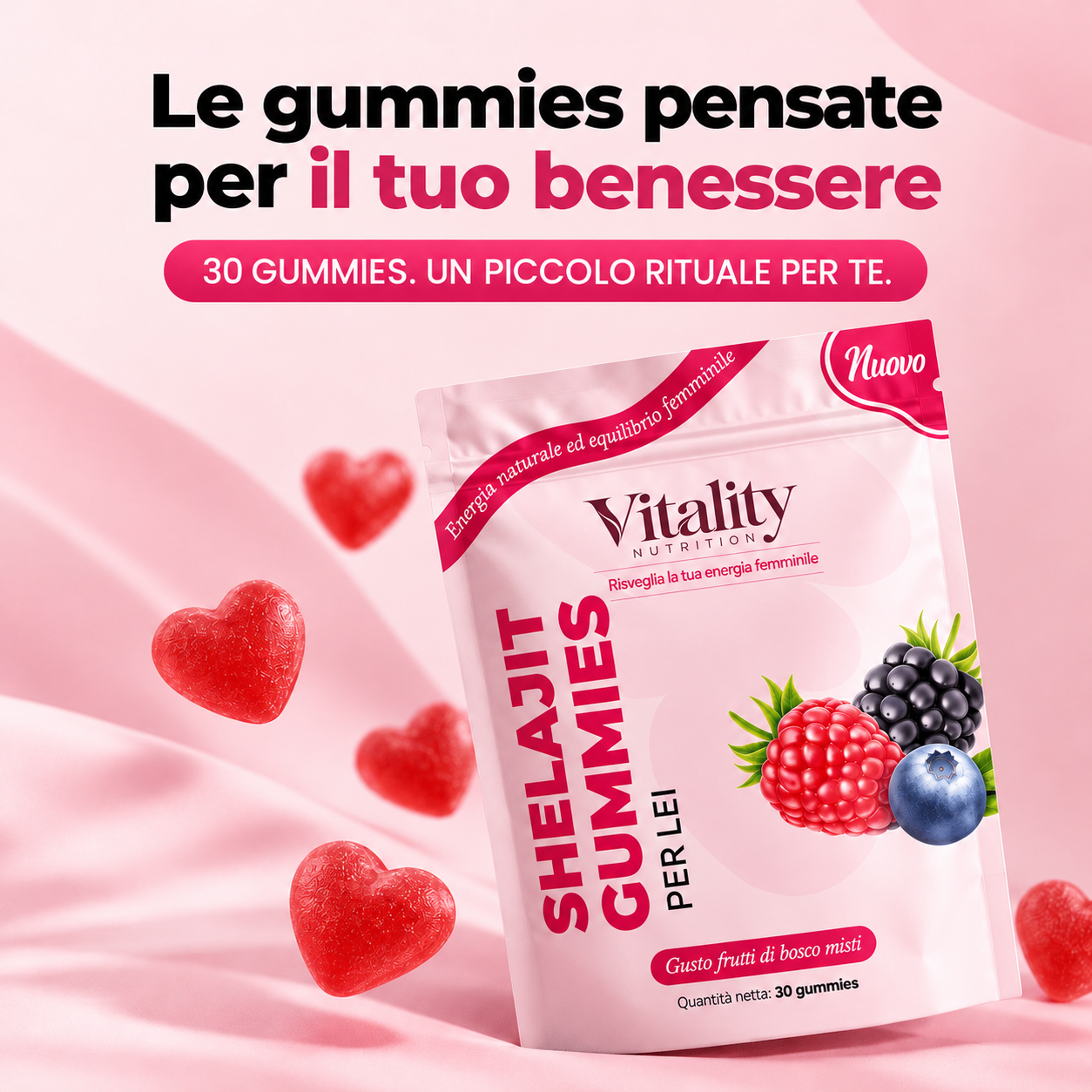 Vitality Shelajit Gummies per Lei — immagine 4