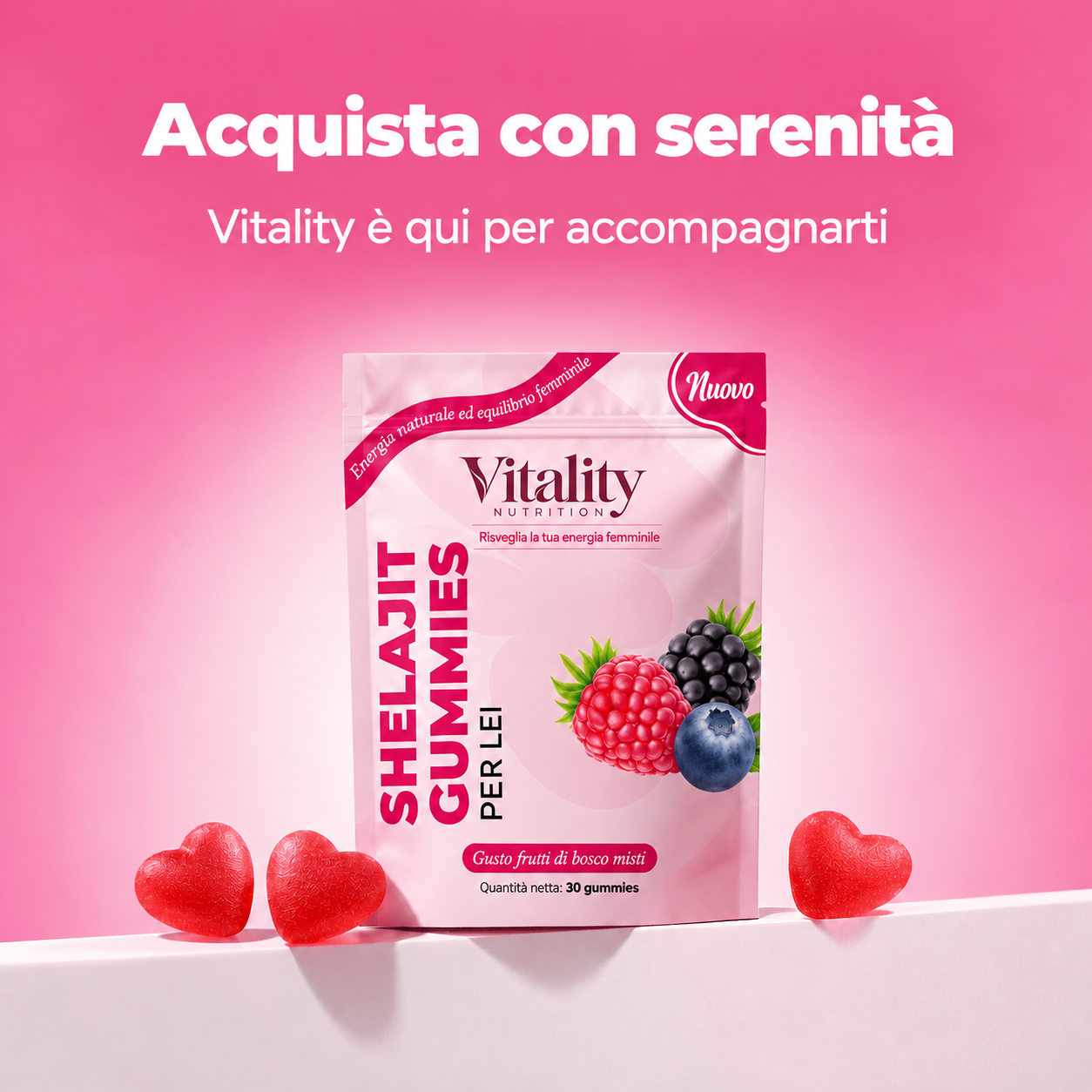 Vitality Shelajit Gummies per Lei — immagine 7