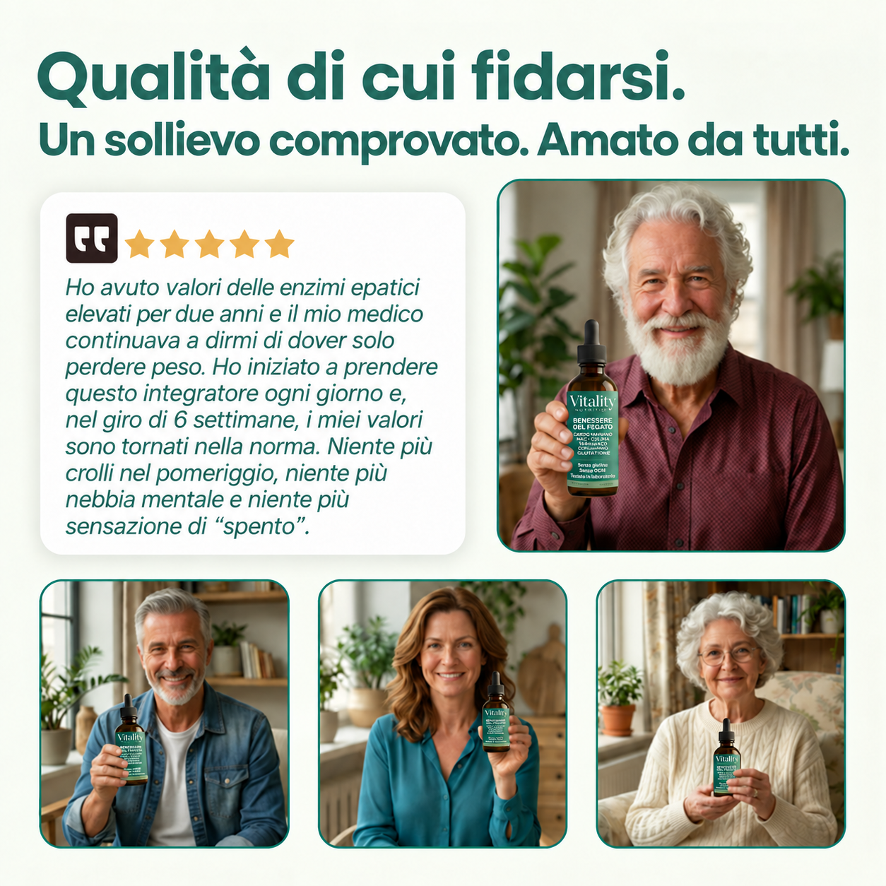 Supporto completo per il fegato
